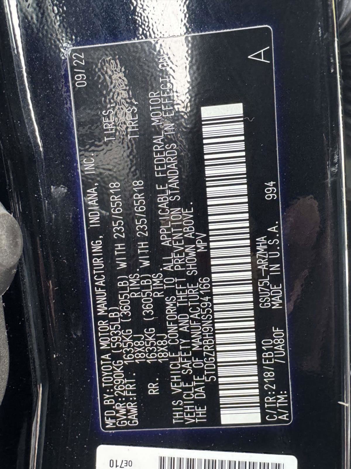 Used 2022 Toyota Highlander XLE image 16