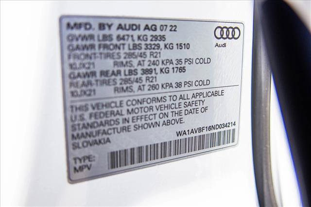 Used 2022 Audi Q8 Premium AWD/4WD image 28