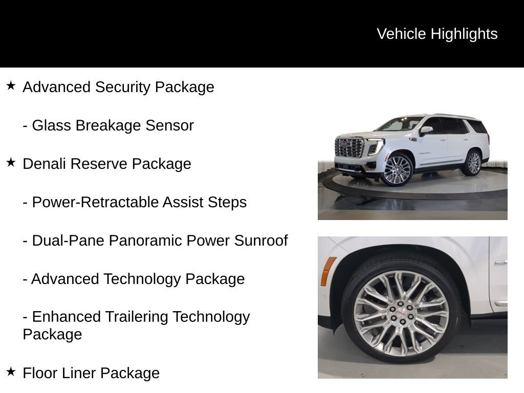 Used 2025 GMC Yukon Denali w/ Denali Reserve Package AWD/4WD image 32