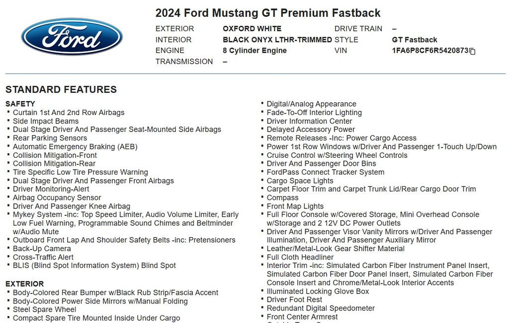 Used 2024 Ford Mustang GT Premium RWD image 16