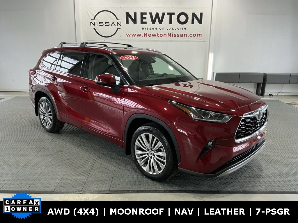 Used 2022 Toyota Highlander Platinum image 1