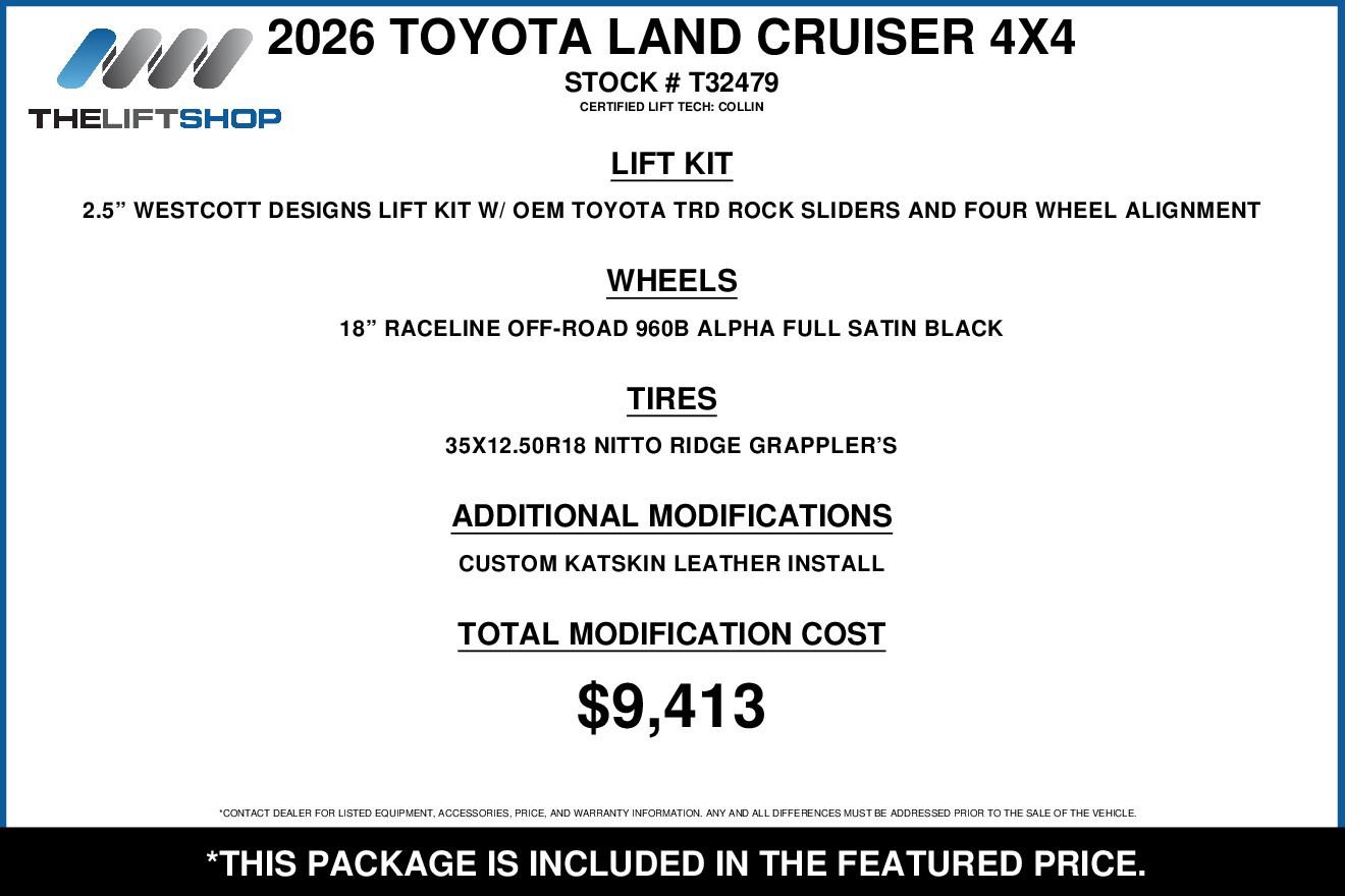 Used 2026 Toyota Land Cruiser 1958 image 2