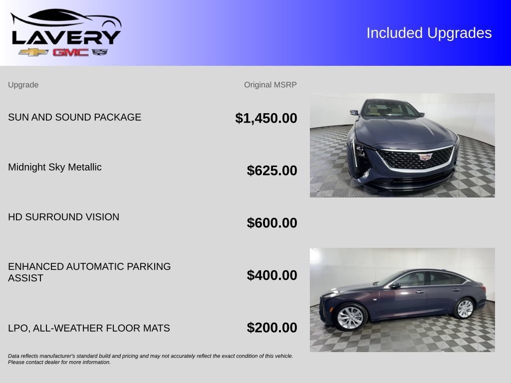 Used 2025 Cadillac CT5 Premium Luxury w/ Sun And Sound Package RWD image 7