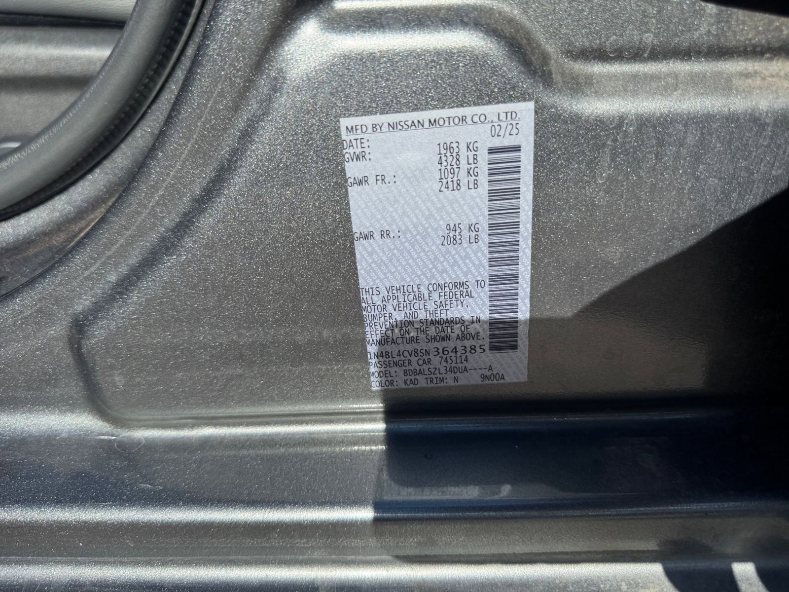 Used 2025 Nissan Altima 2.5 SR image 29