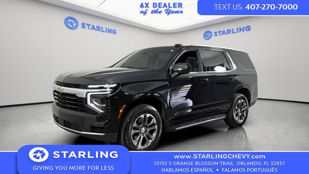 Certified 2025 Chevrolet Tahoe LS RWD image 1