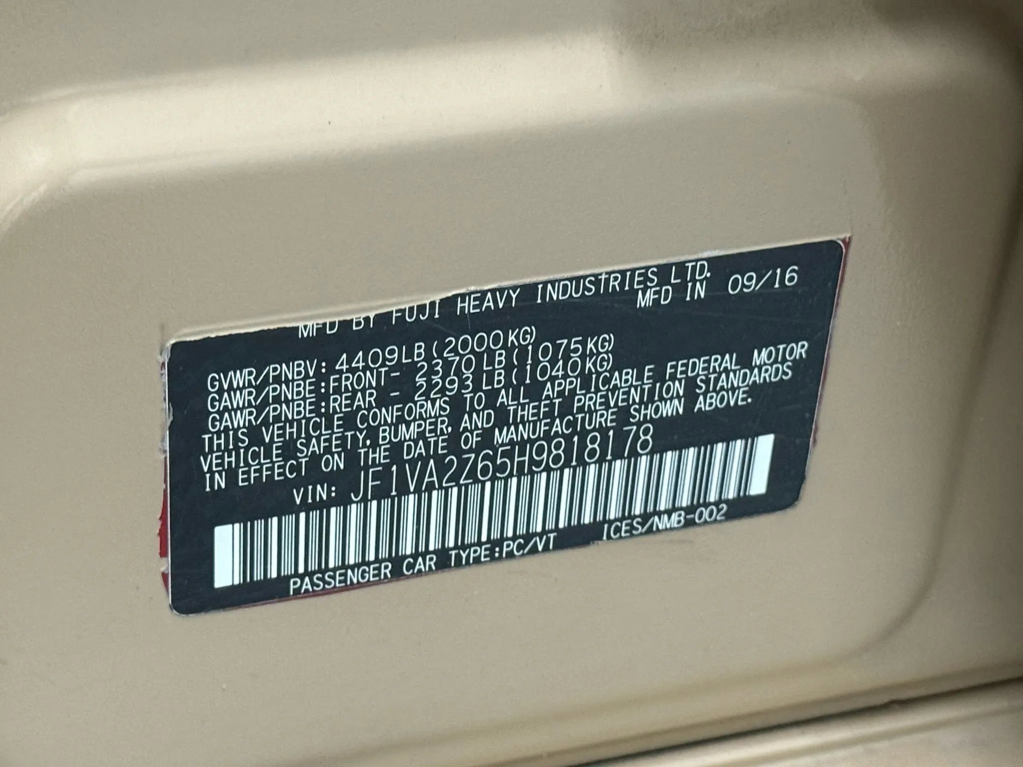 Used 2017 Subaru WRX STI Limited w/ Popular Package #1 image 52