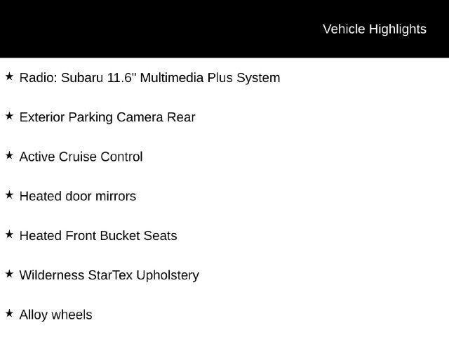 Certified 2025 Subaru Crosstrek 2.5i Wilderness AWD/4WD image 7