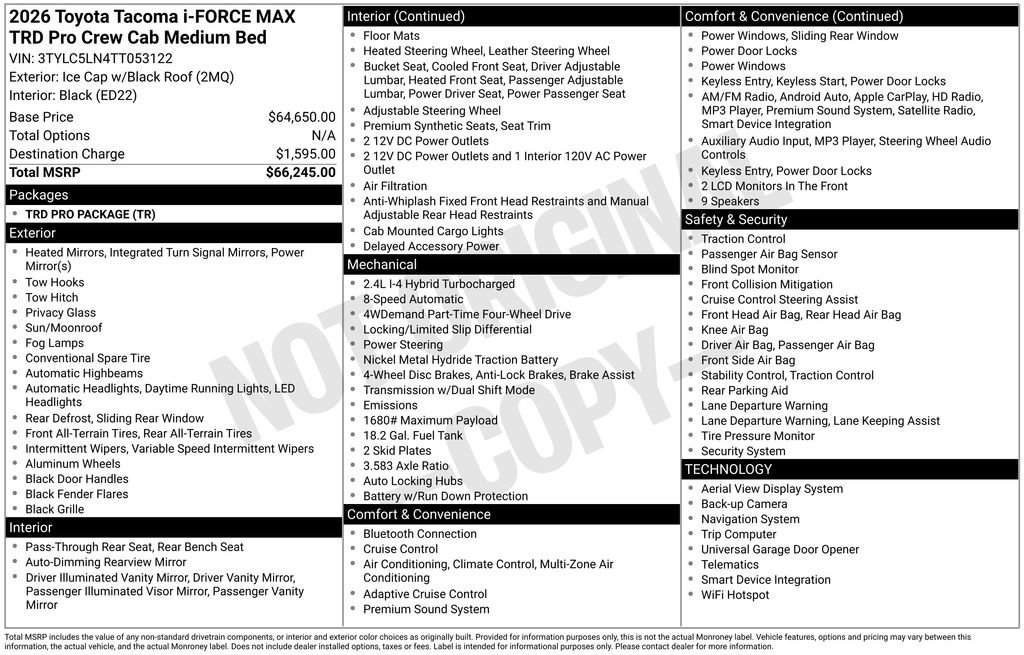 Used 2026 Toyota Tacoma TRD Pro image 30