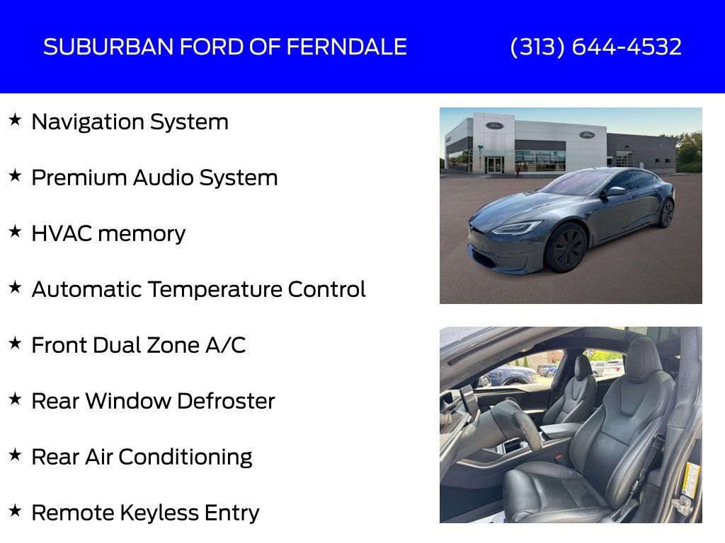 Used 2022 Tesla Model S Plaid AWD/4WD image 4