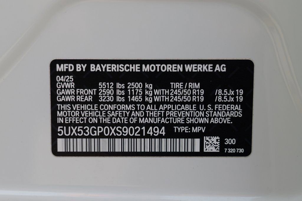 Used 2025 BMW X3 xDrive30i w/ M Sport Package image 55