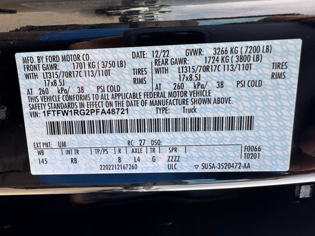 Certified 2023 Ford F150 Raptor AWD/4WD image 32
