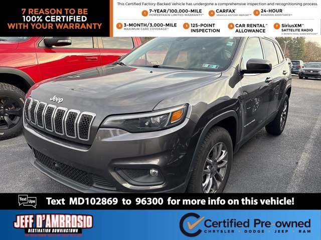 Certified 2021 Jeep Cherokee Latitude Lux w/ Comfort/Convenience Group