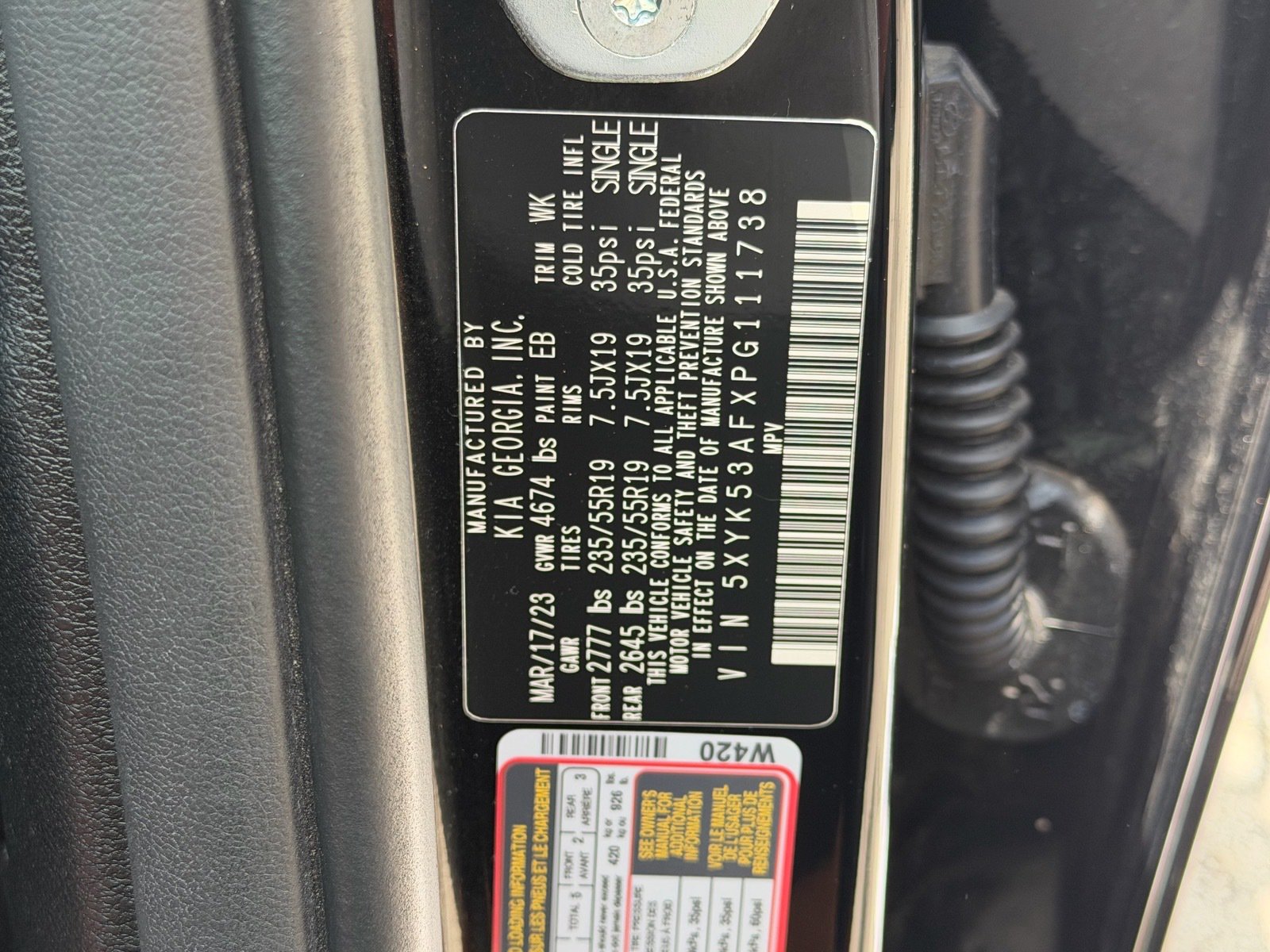 Used 2023 Kia Sportage SX FWD image 21