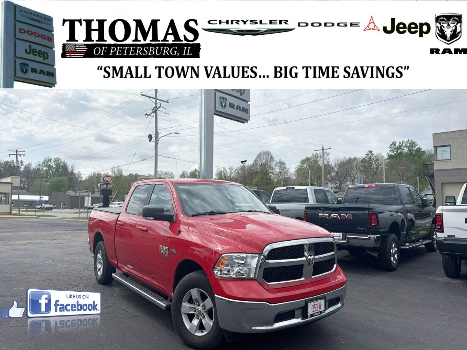 Used 2020 RAM 1500 Classic SLT w/ Luxury Group RWD image 1