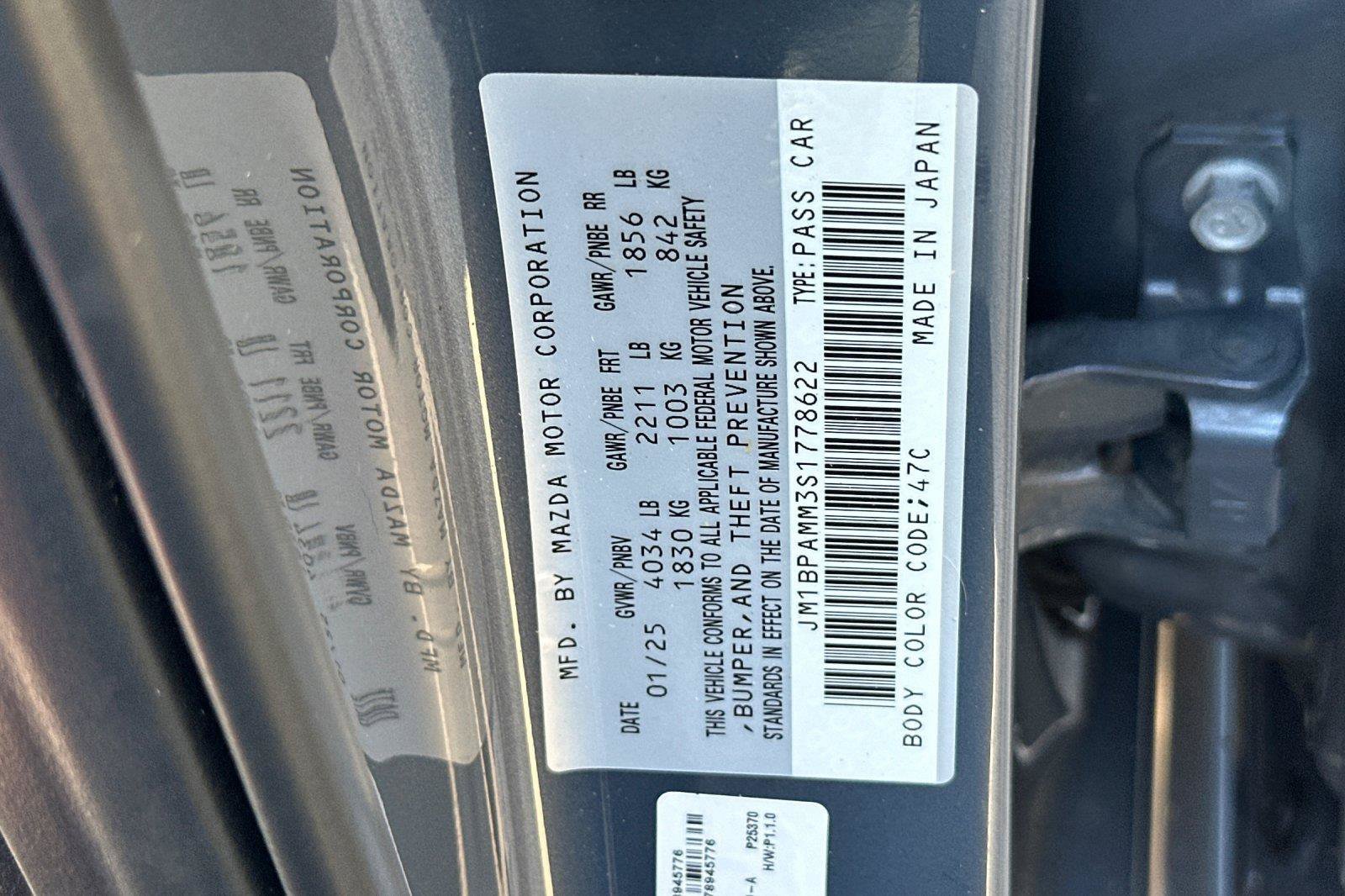 Certified 2025 MAZDA MAZDA3 2.5 S Hatchback w/ Premium Pkg FWD image 29