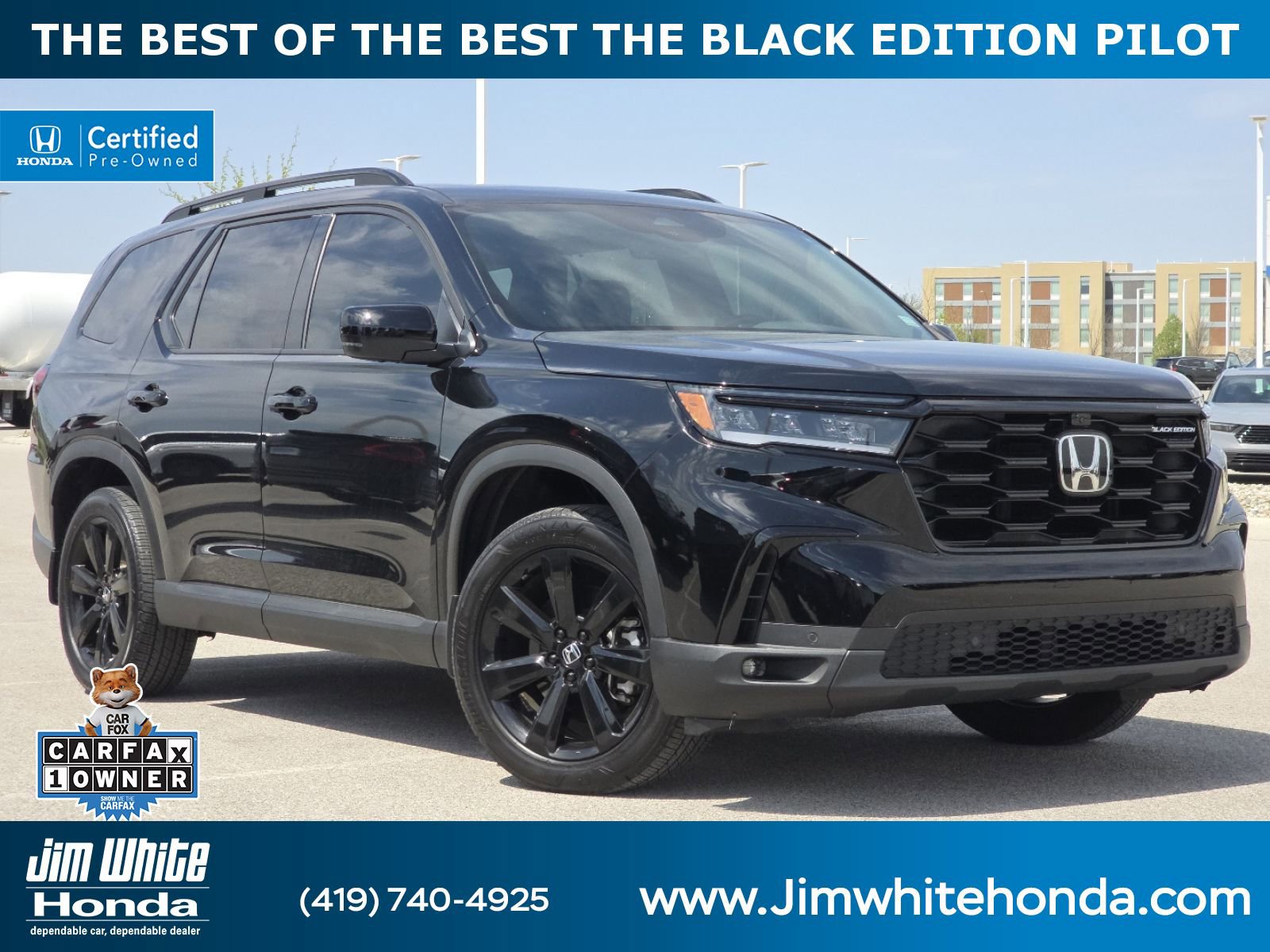 Certified 2025 Honda Pilot Black Edition image 1