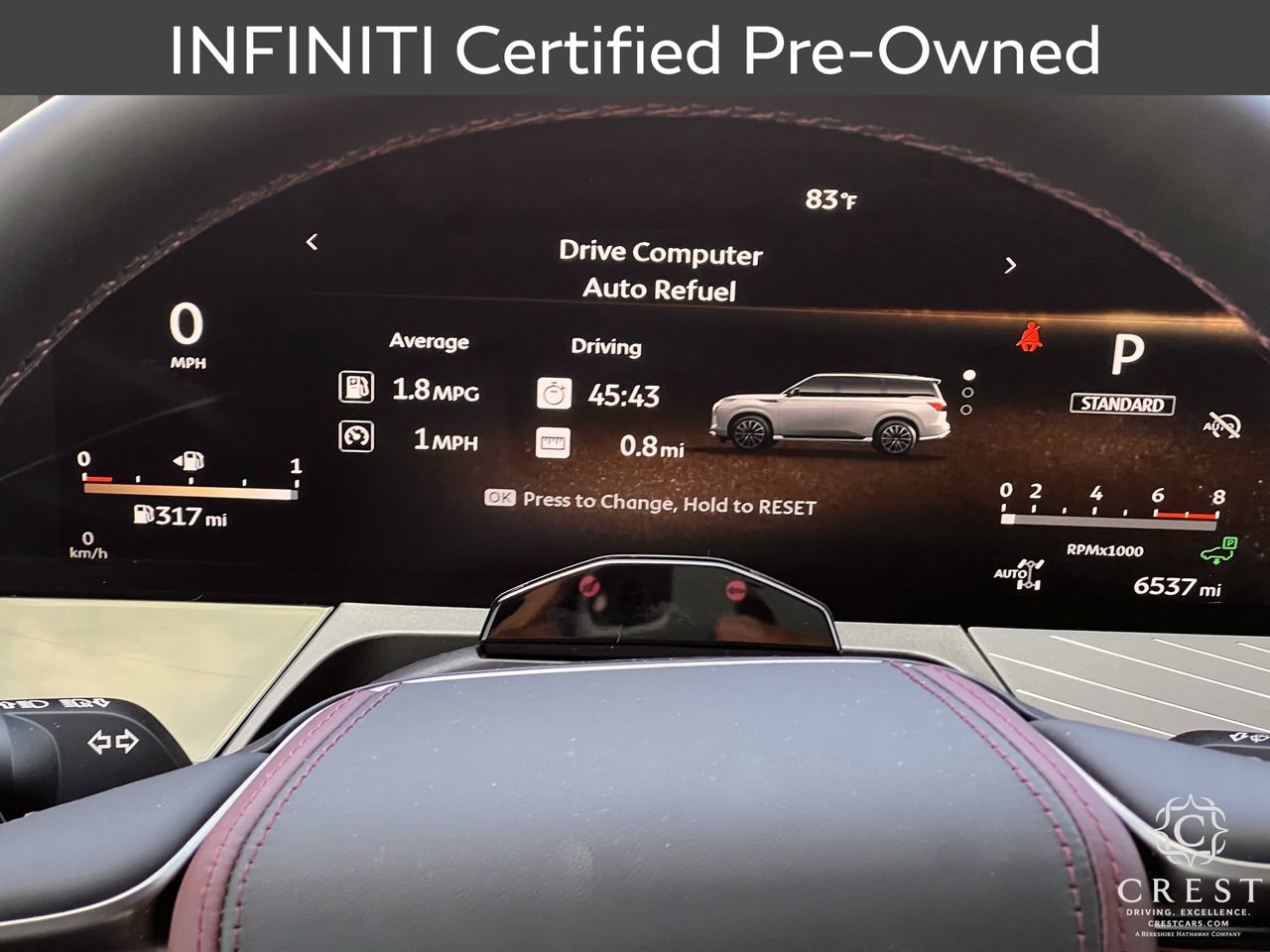 Certified 2026 INFINITI QX80 Autograph w/ Premium Cargo Package AWD/4WD image 17
