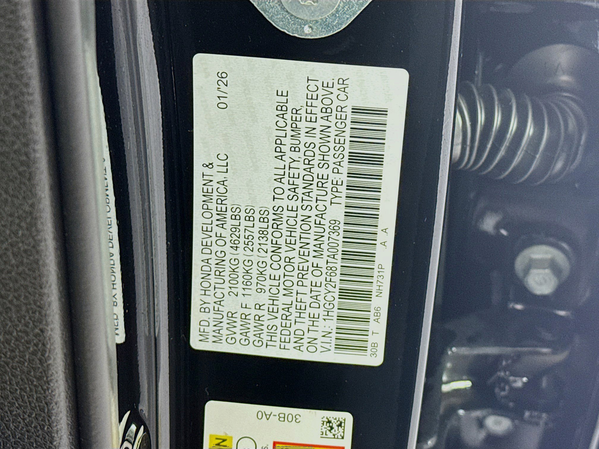 New 2026 Honda Accord EX-L image 32