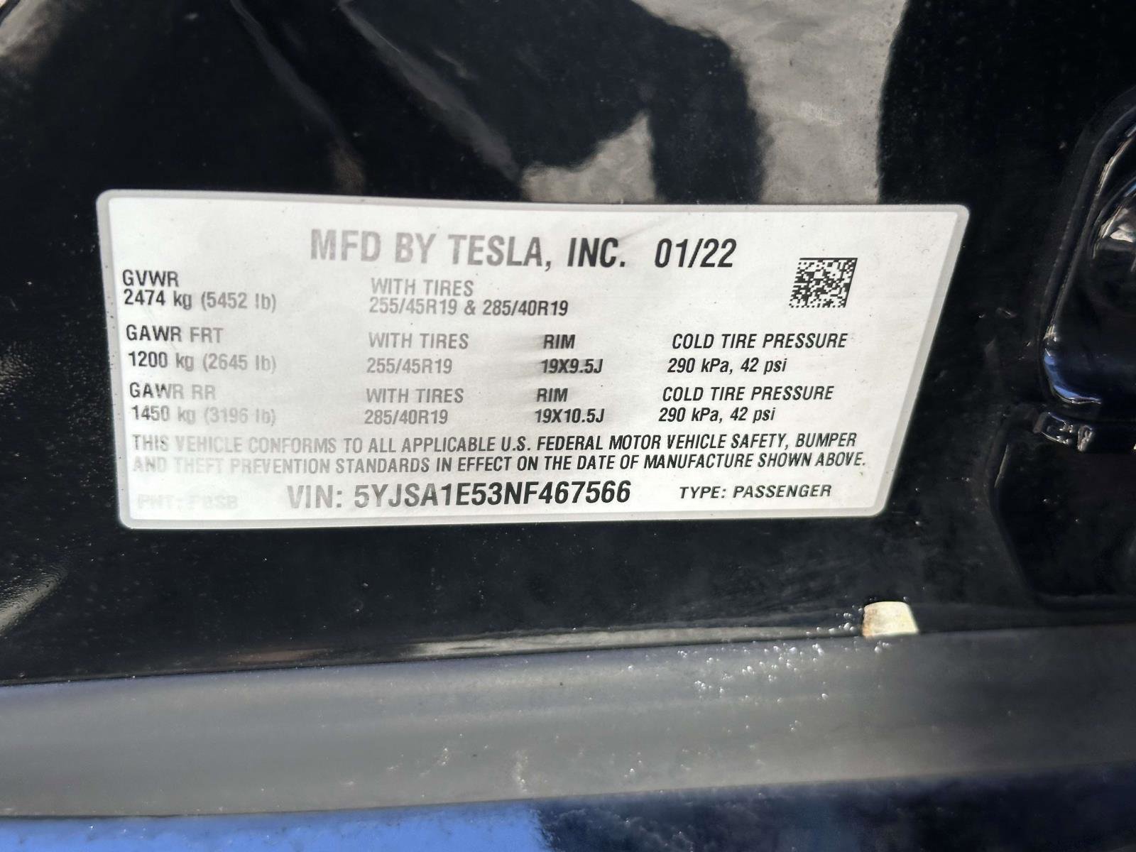 Used 2022 Tesla Model S AWD/4WD image 16