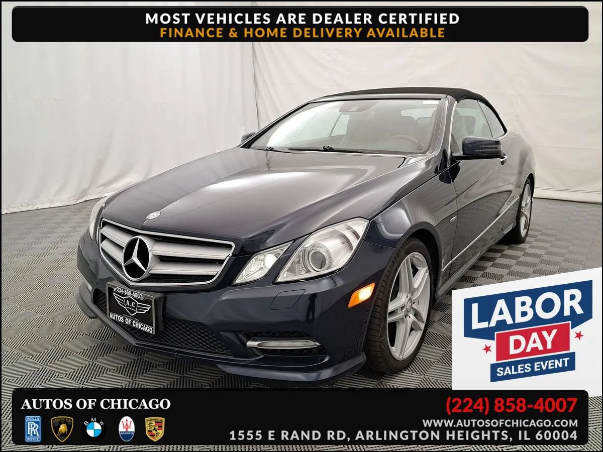 Used 2012 Mercedes-Benz E 550 Cabriolet