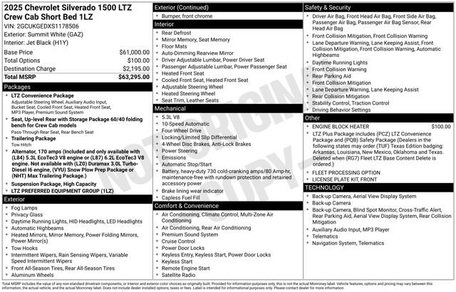 Used 2025 Chevrolet Silverado 1500 LTZ image 3