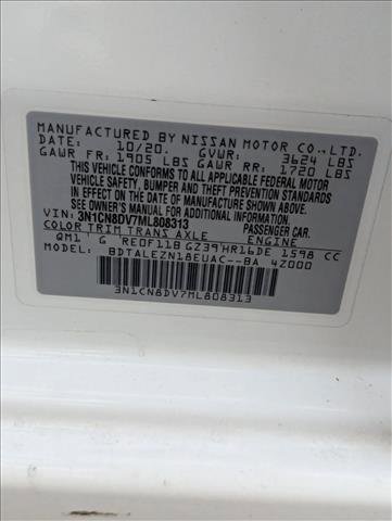 Used 2021 Nissan Versa S FWD image 23