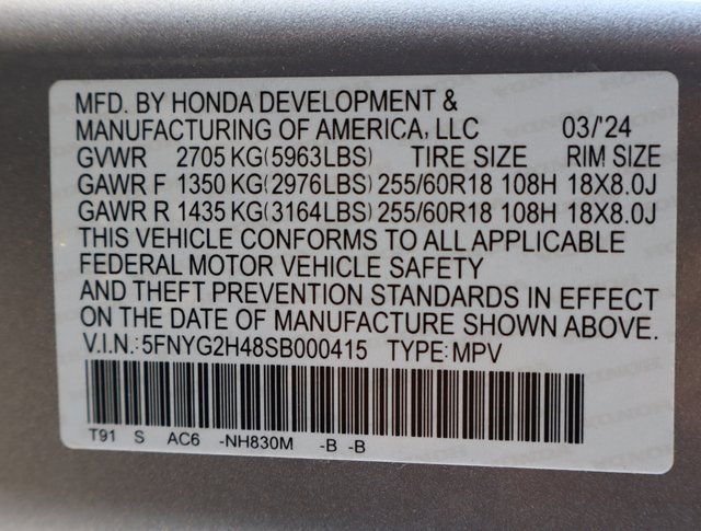 Used 2025 Honda Pilot EX-L image 55