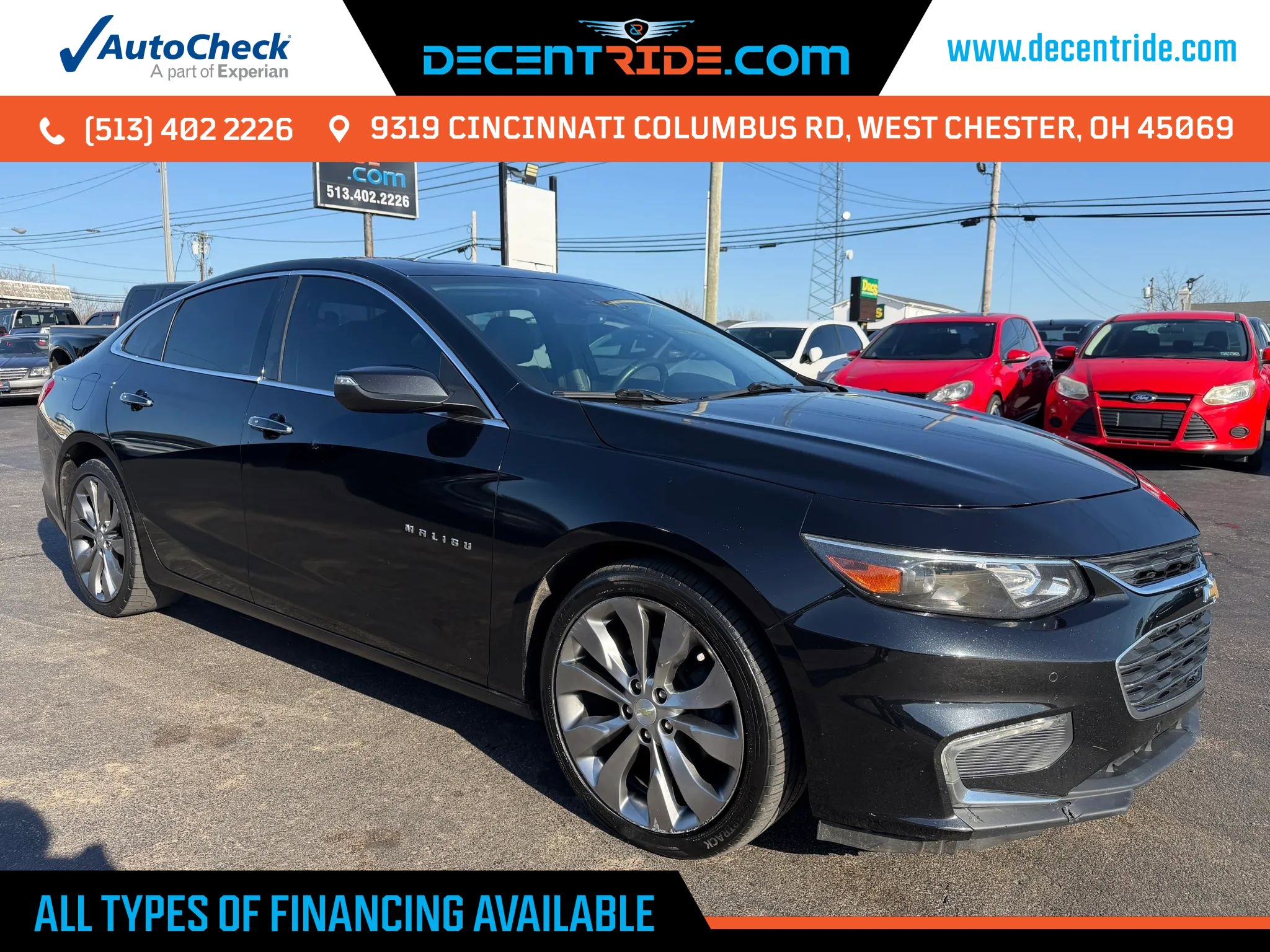 Used 2016 Chevrolet Malibu Premier w/ Driver Confidence Package