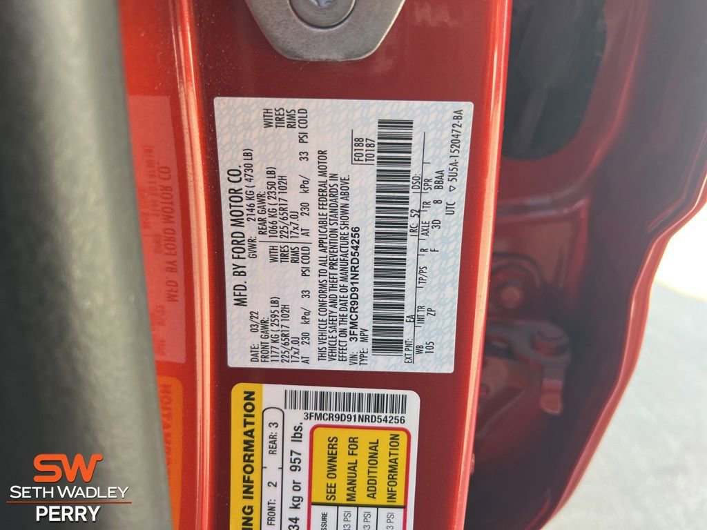 Used 2022 Ford Bronco Sport Badlands w/ Premium Package image 25