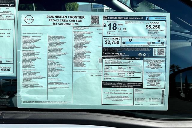 New 2026 Nissan Frontier PRO-4X w/ Pro Premium Package image 14