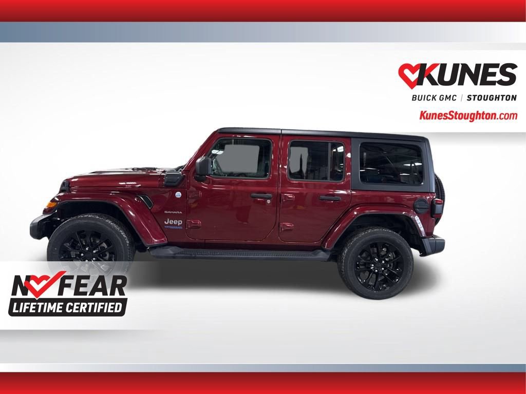 Used 2021 Jeep Wrangler Unlimited Sahara 4xe w/ Cold Weather Group image 8