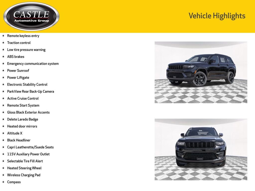 New 2025 Jeep Grand Cherokee Altitude image 6