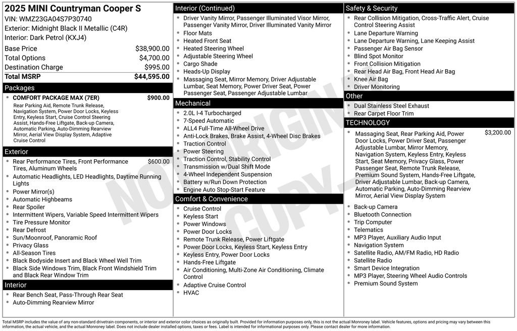 Used 2025 MINI Cooper Countryman S AWD/4WD image 9