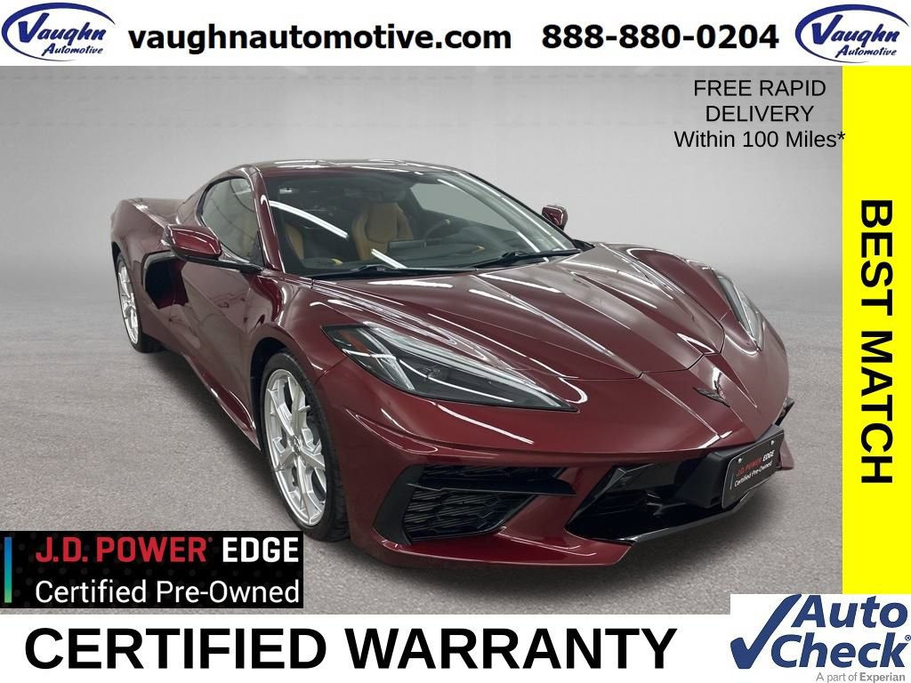 Certified 2020 Chevrolet Corvette Stingray Preferred Cpe w/ 2LT Preferred Equipment Group