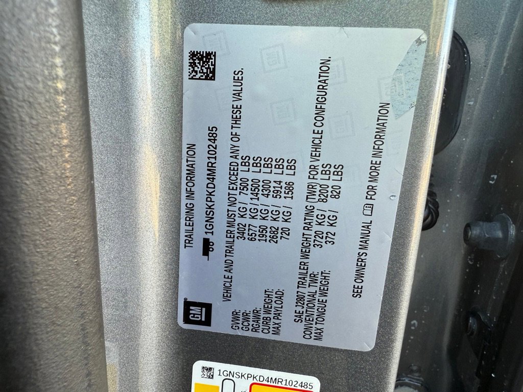 Used 2021 Chevrolet Tahoe Z71 w/ Z71 Signature Package image 58