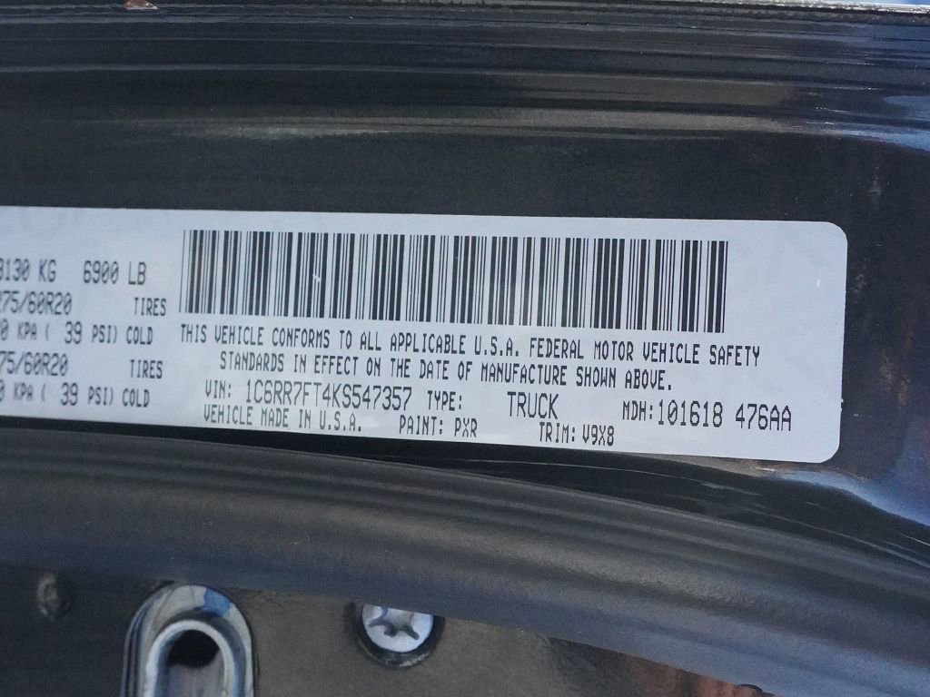 Used 2019 RAM 1500 Tradesman w/ Tradesman SXT Package image 38