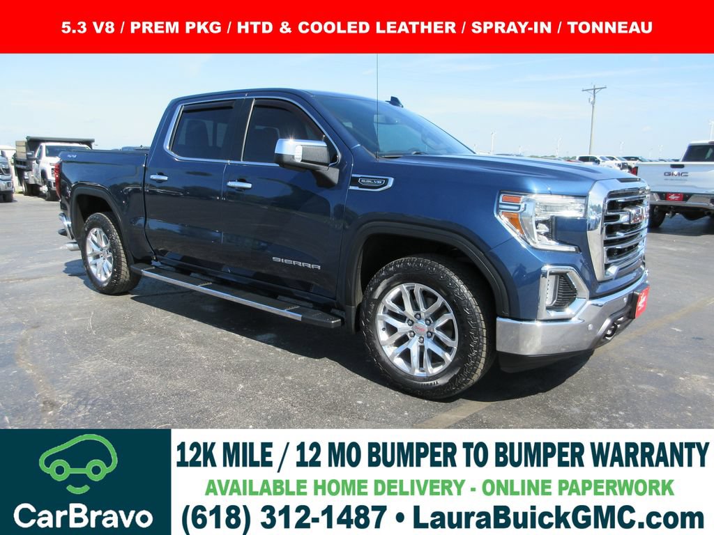 Certified 2019 GMC Sierra 1500 SLT w/ SLT Premium Package AWD/4WD image 1