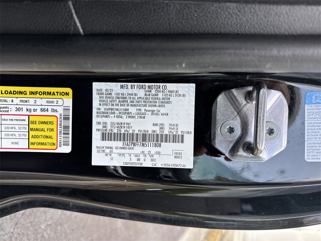 Used 2021 Ford Mustang GT Premium w/ GT Performance Package image 30