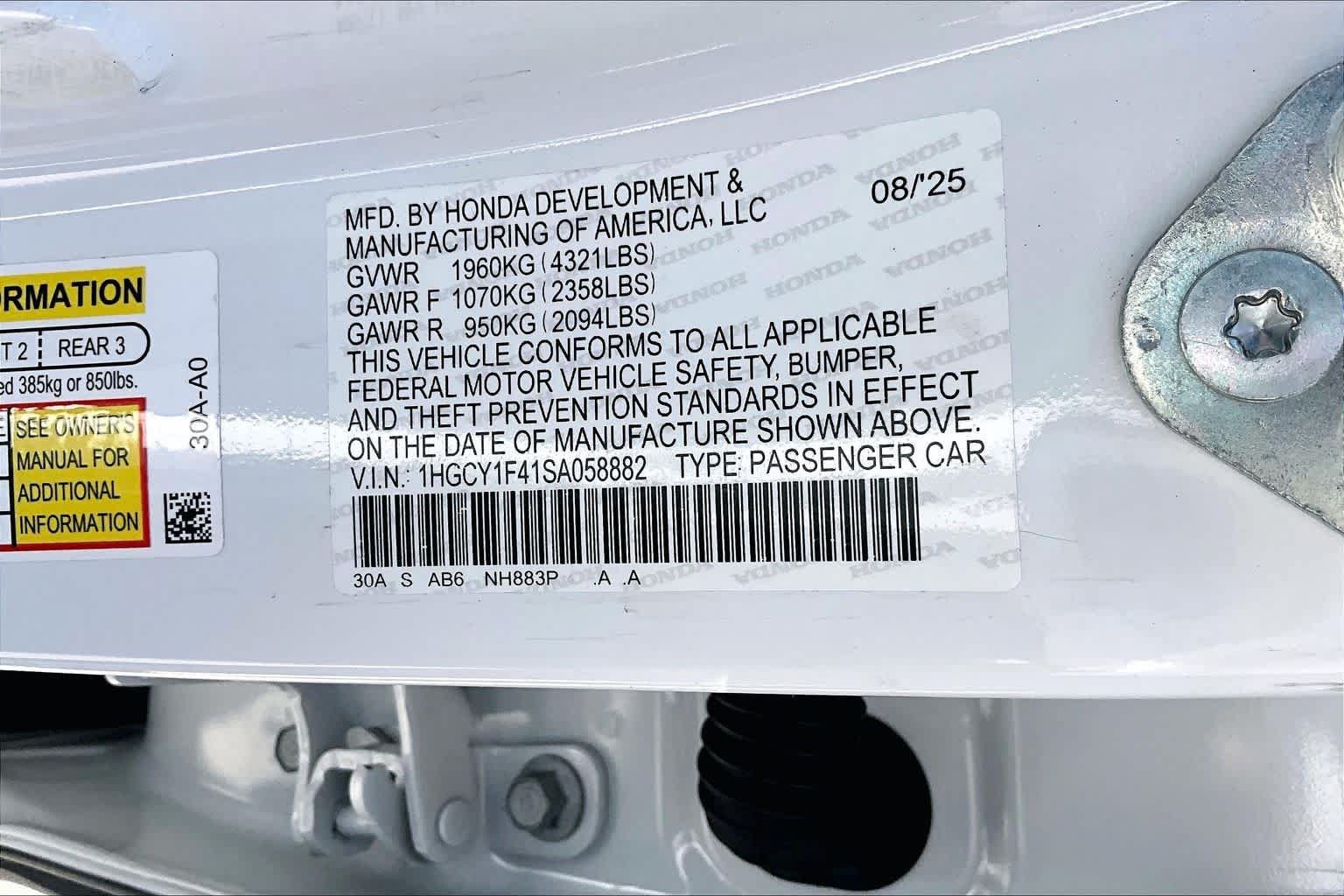 Used 2025 Honda Accord SE image 34