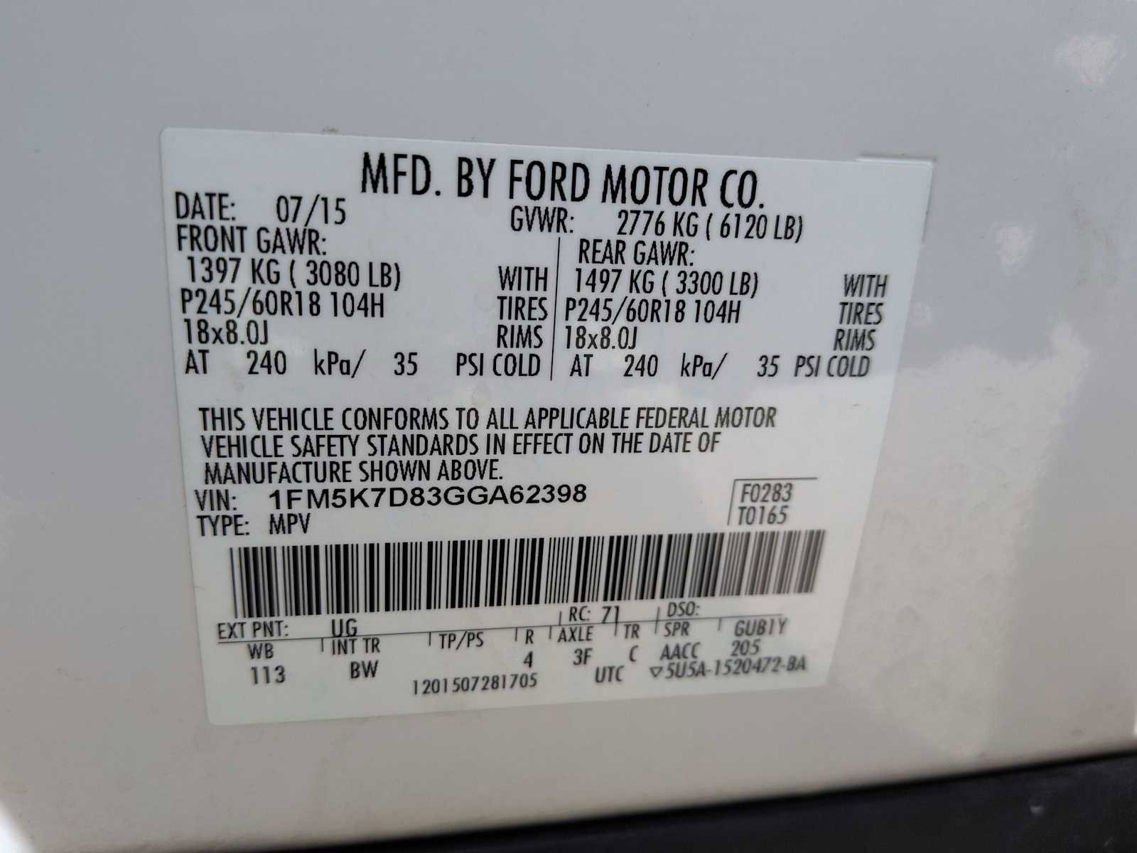 Used 2016 Ford Explorer XLT w/ Equipment Group 202A image 36