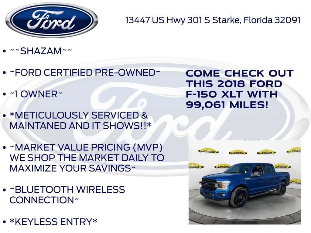 Certified 2018 Ford F150 XLT w/ Equipment Group 301A Mid RWD image 6
