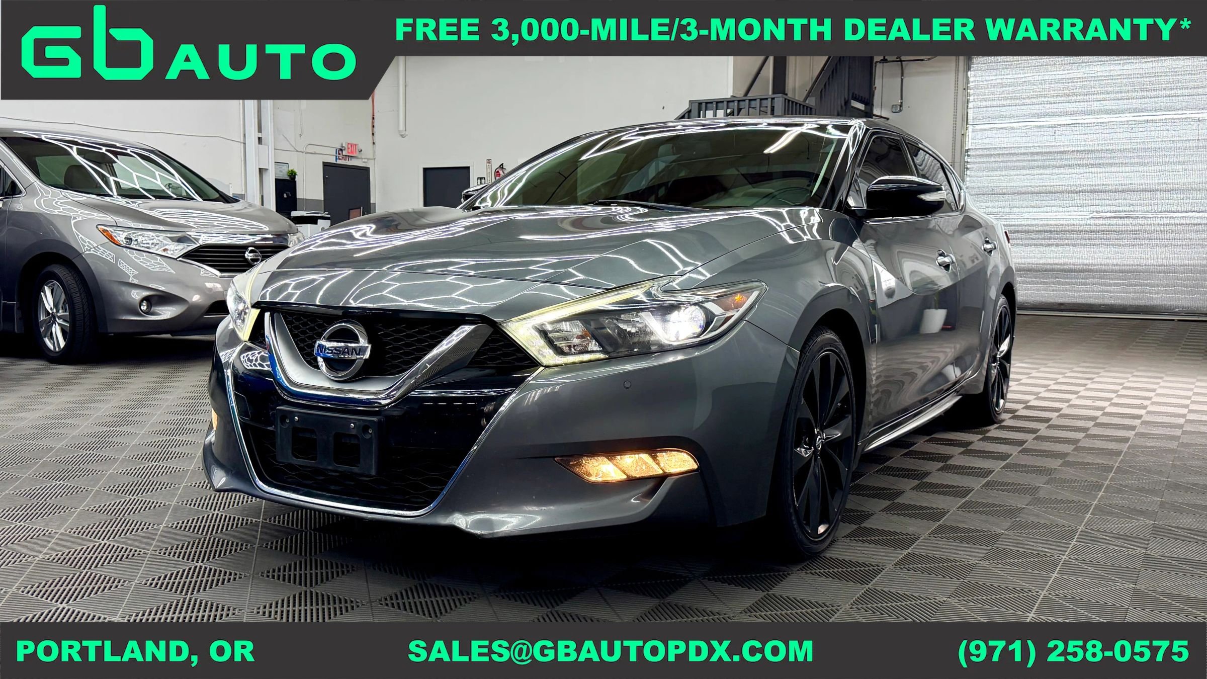 Used 2017 Nissan Maxima SR w/ Midnight Edition image 1