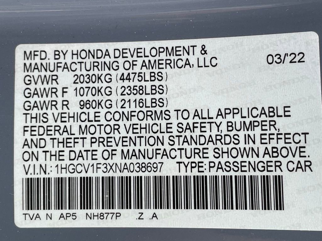 Used 2022 Honda Accord Sport image 31