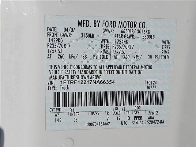 Used 2007 Ford F150 STX RWD image 27