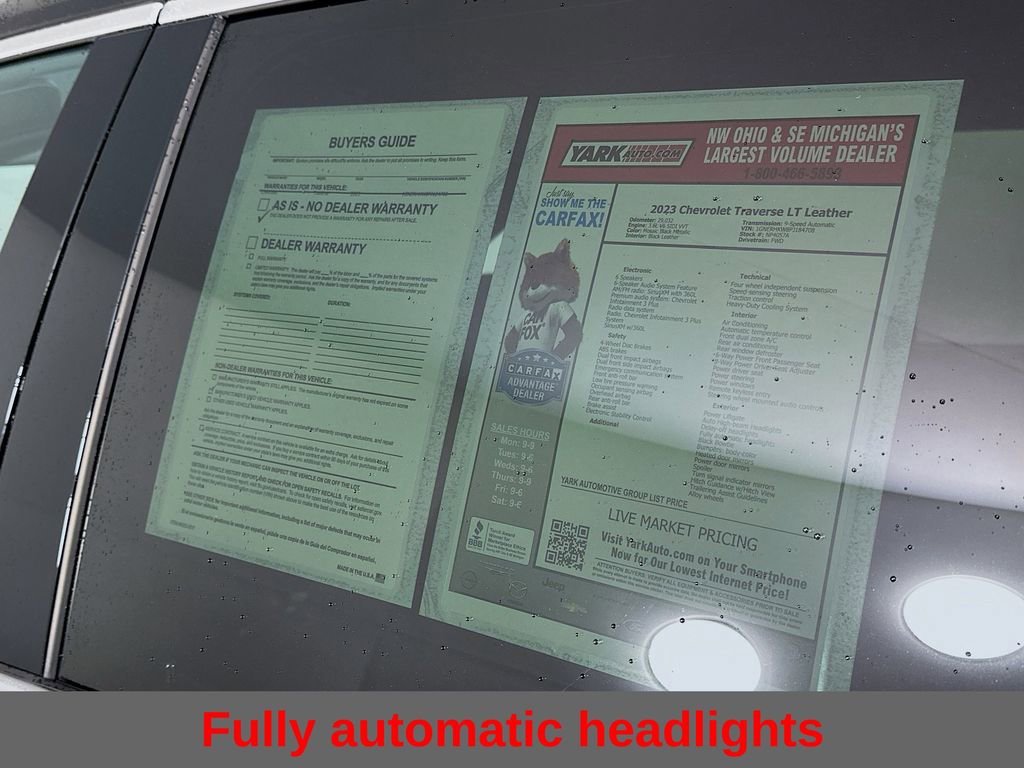 Used 2023 Chevrolet Traverse LT w/ LPO, Cargo Package image 14