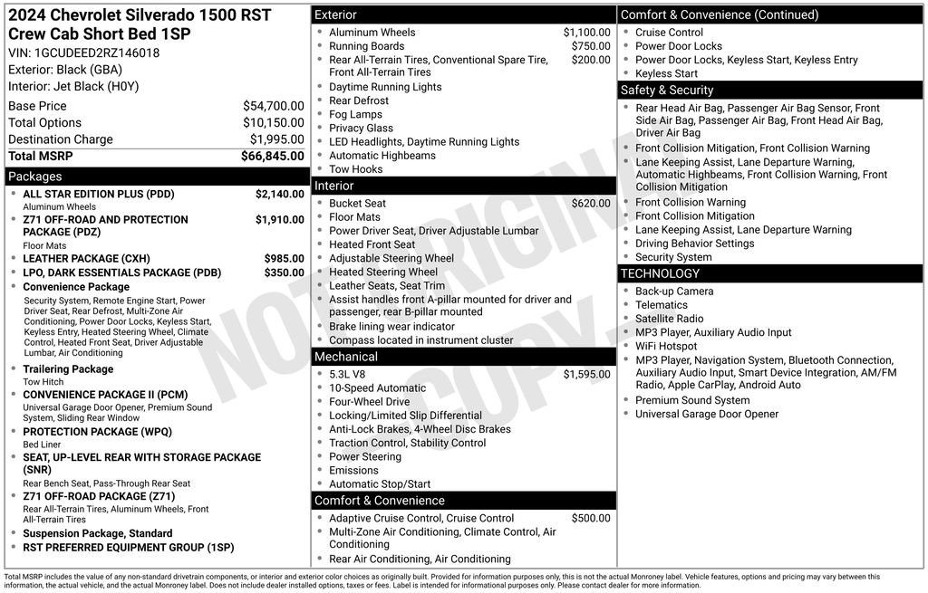 Certified 2024 Chevrolet Silverado 1500 RST w/ All Star Edition Plus AWD/4WD image 7