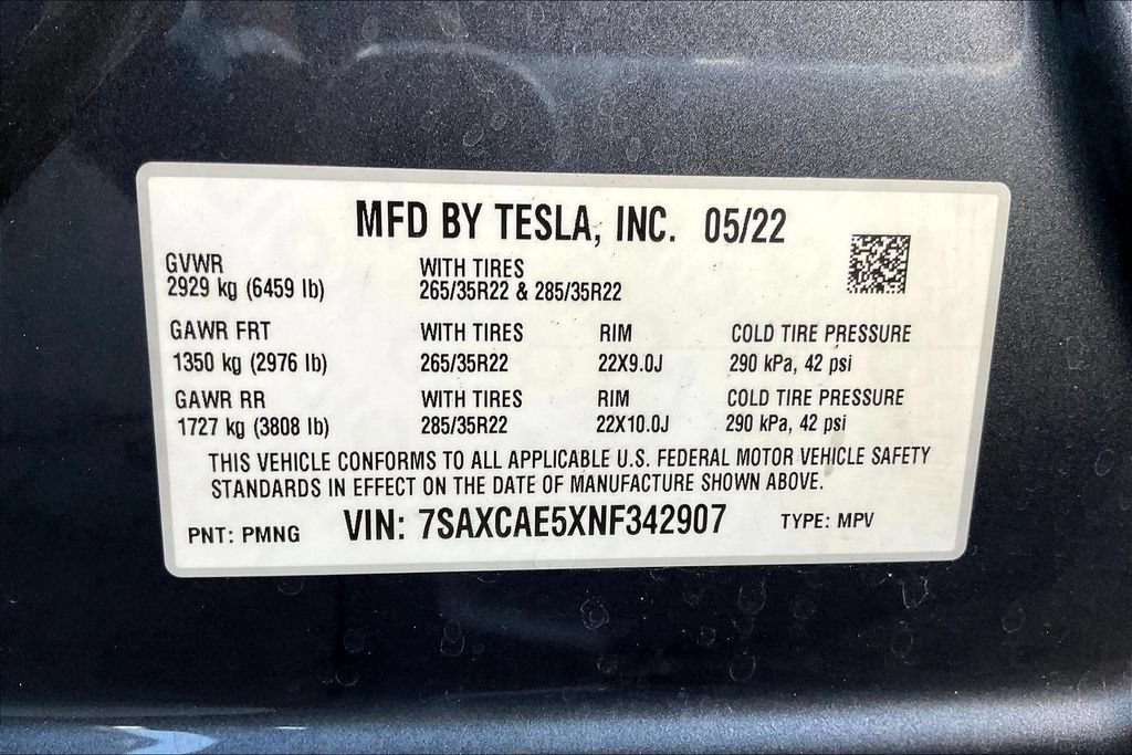 Used 2022 Tesla Model X AWD/4WD image 18