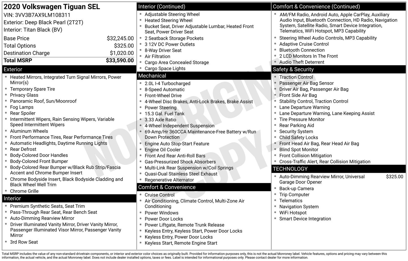 Used 2020 Volkswagen Tiguan SEL image 6