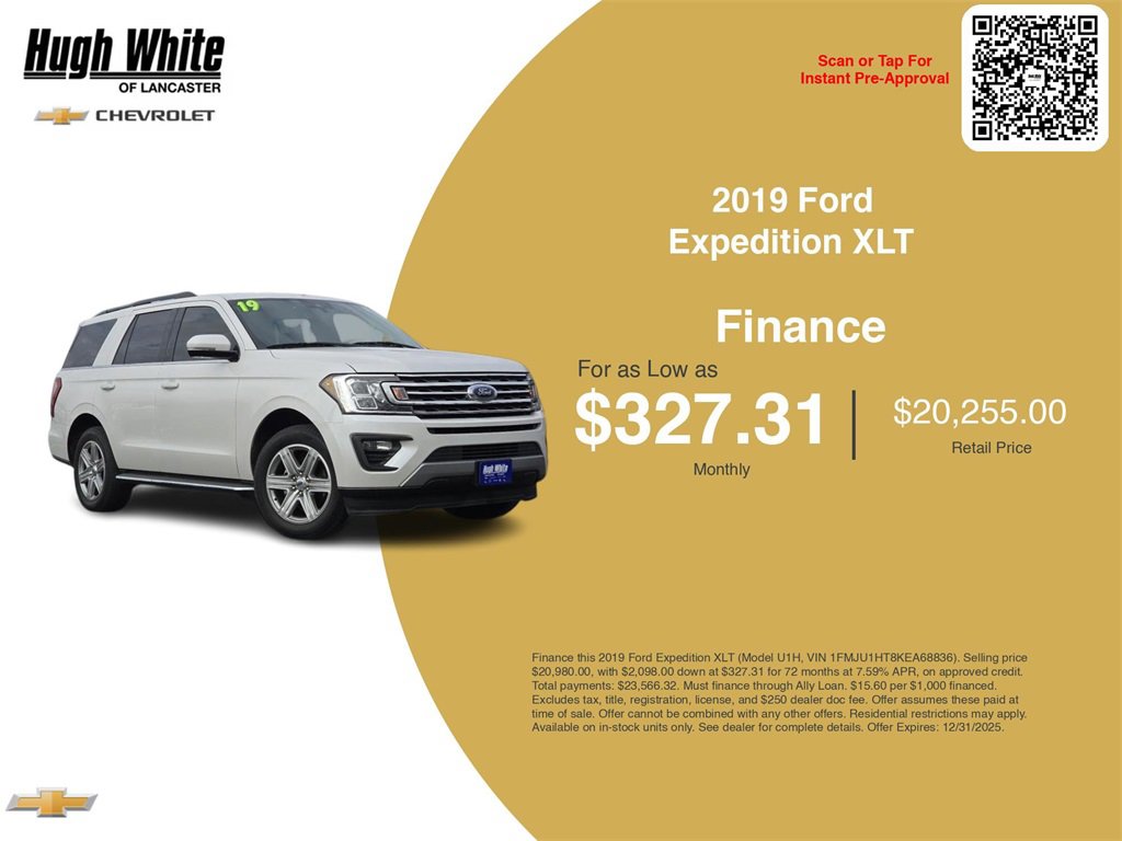 Used 2019 Ford Expedition XLT w/ Equipment Group 202A image 3