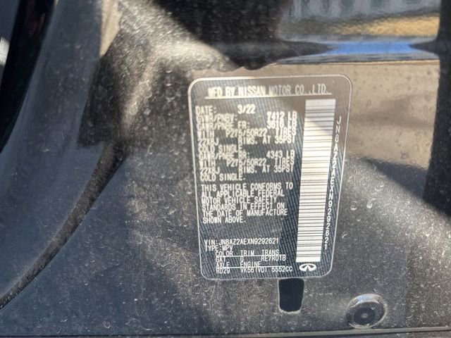 Used 2022 INFINITI QX80 Premium Select w/ Cargo Package image 15